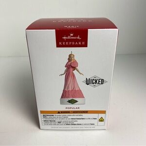 Hallmark 2025 Wicked Glinda Popular Magic Sound Christmas Keepsake Ornament